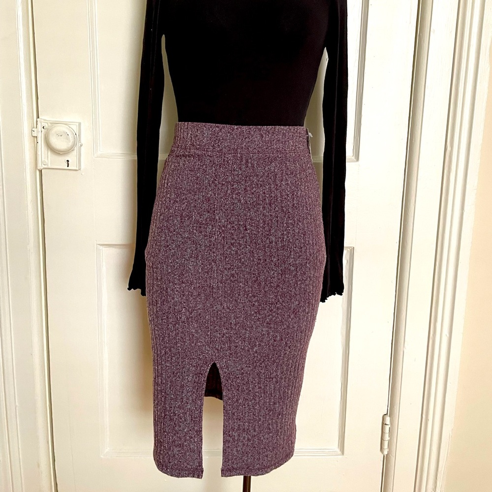 S WILFRED FREE knit slip midi skirt